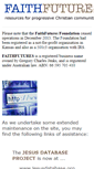Mobile Screenshot of faithfutures.org